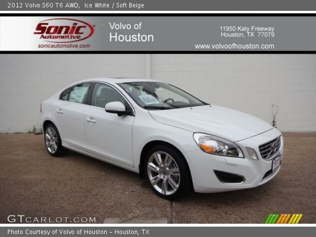 2012 Volvo S60 T6 AWD in Ice White