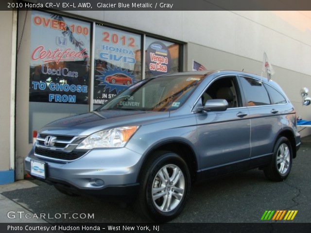 2010 Honda CR-V EX-L AWD in Glacier Blue Metallic