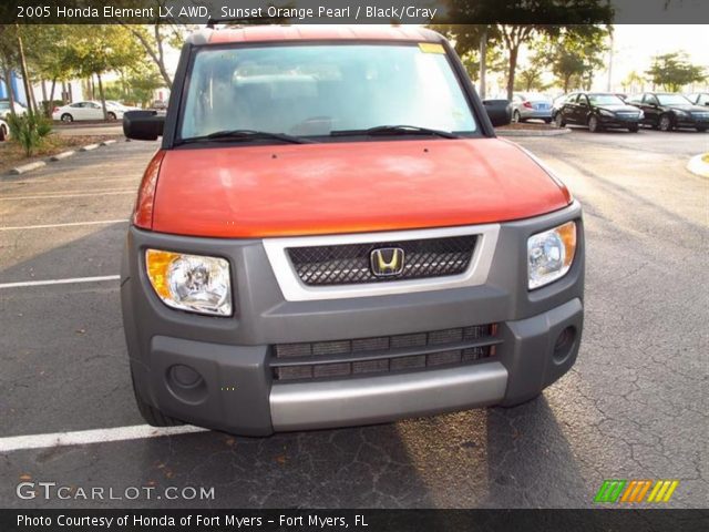 2005 Honda Element LX AWD in Sunset Orange Pearl
