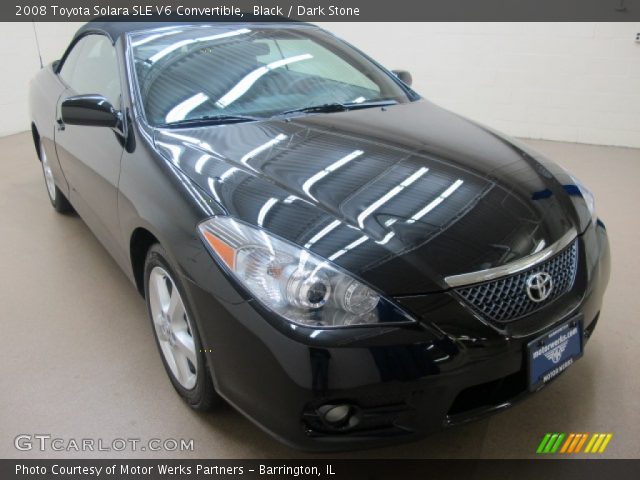 2008 Toyota Solara SLE V6 Convertible in Black