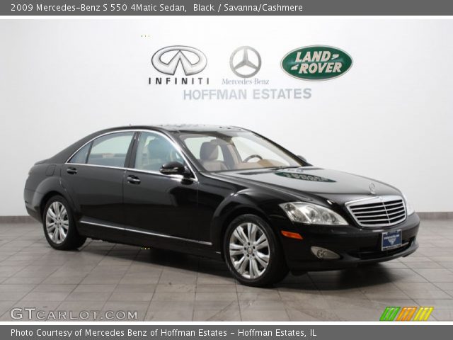 2009 Mercedes-Benz S 550 4Matic Sedan in Black