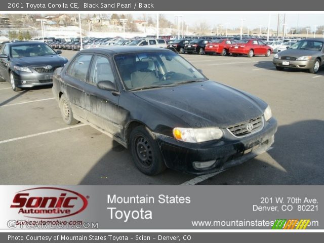 2001 Toyota Corolla CE in Black Sand Pearl