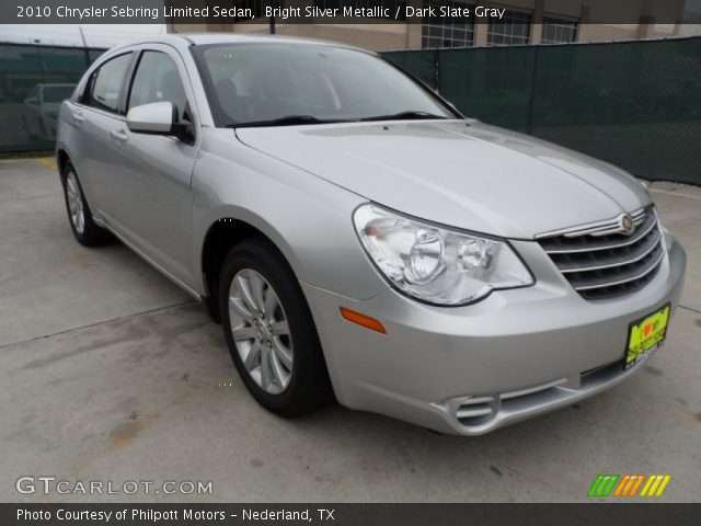 2010 Chrysler Sebring Limited Sedan in Bright Silver Metallic