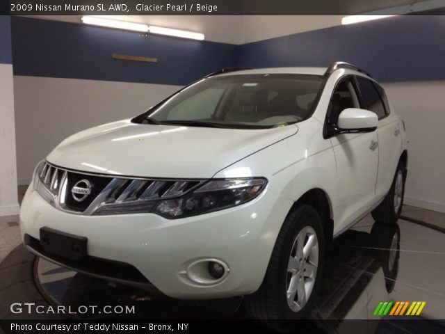 2009 Nissan Murano SL AWD in Glacier Pearl