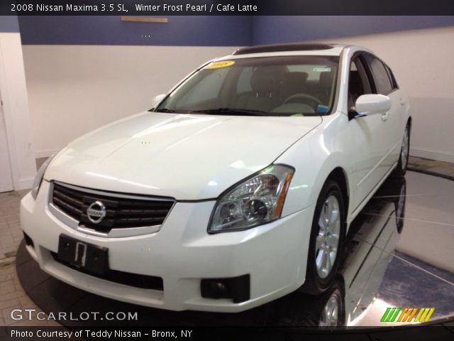 2008 Nissan Maxima 3.5 SL in Winter Frost Pearl