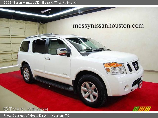 2008 Nissan Armada SE in Blizzard White