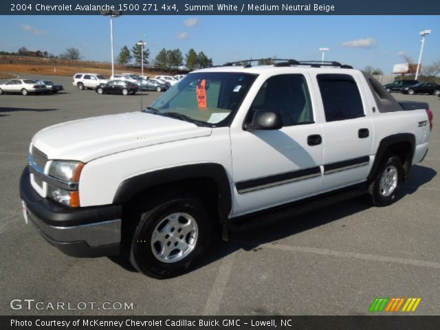 2004 Chevrolet Avalanche 1500 Z71 4x4 in Summit White