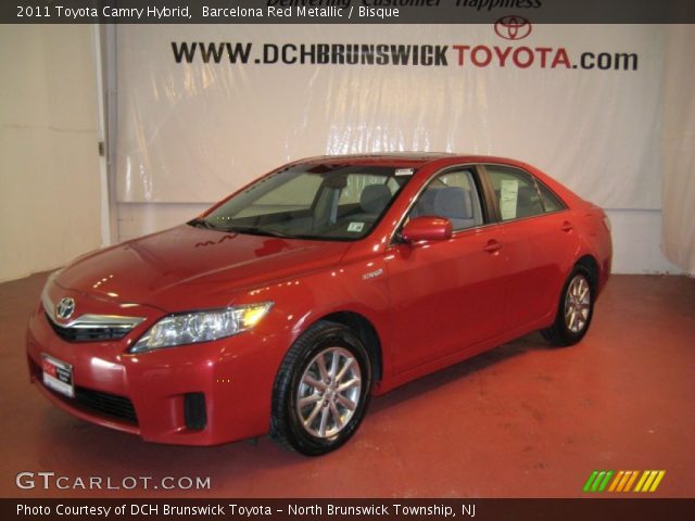 2011 Toyota Camry Hybrid in Barcelona Red Metallic
