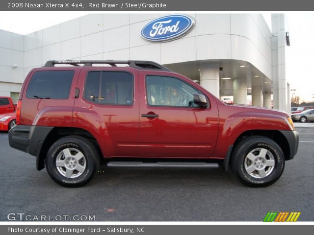 2008 Nissan Xterra X 4x4 in Red Brawn
