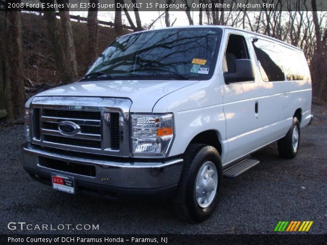 2008 Ford E Series Van E350 Super Duty XLT 15 Passenger in Oxford White