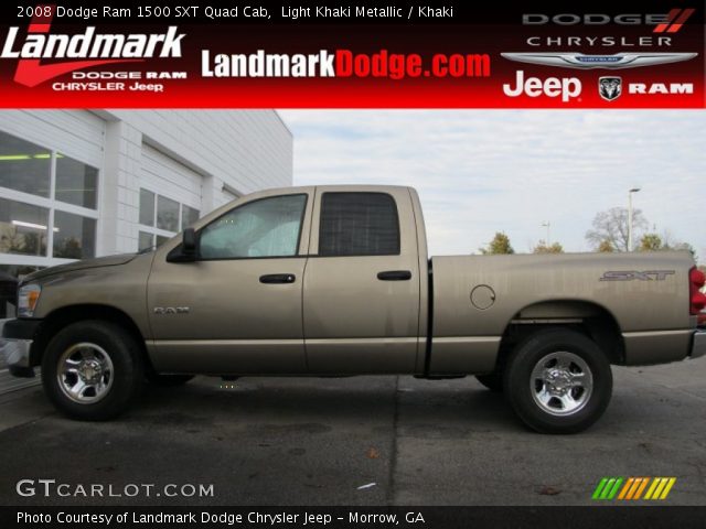 2008 Dodge Ram 1500 SXT Quad Cab in Light Khaki Metallic