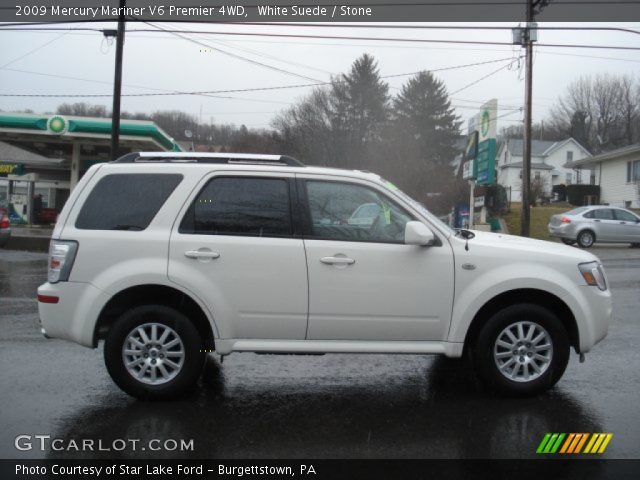 2009 Mercury Mariner V6 Premier 4WD in White Suede