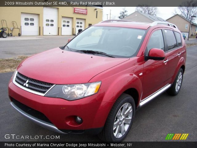 2009 Mitsubishi Outlander SE 4WD in Rally Red Metallic