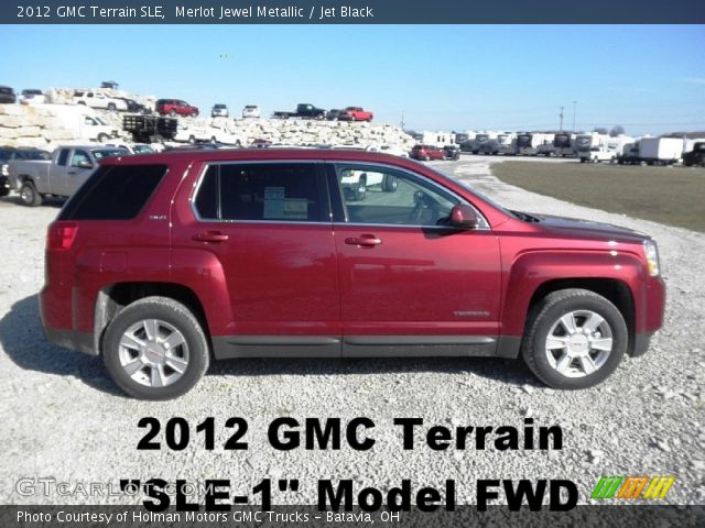 2012 GMC Terrain SLE in Merlot Jewel Metallic