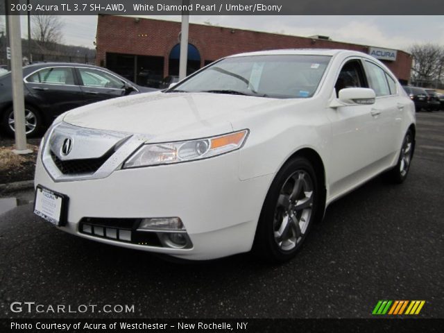 2009 Acura TL 3.7 SH-AWD in White Diamond Pearl
