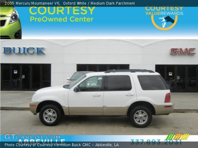 2005 Mercury Mountaineer V6 in Oxford White