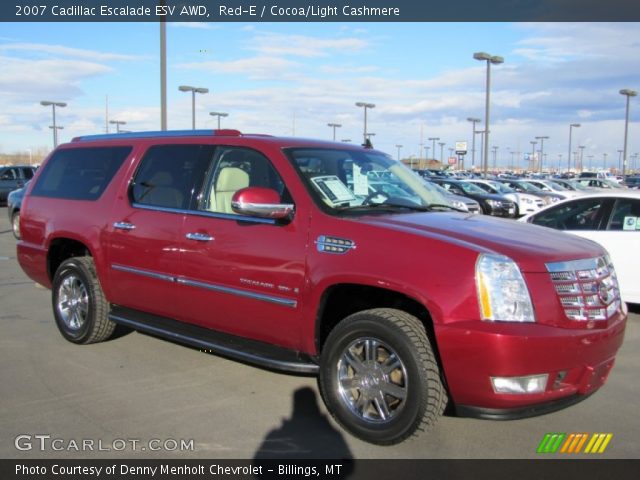 2007 Cadillac Escalade ESV AWD in Red-E