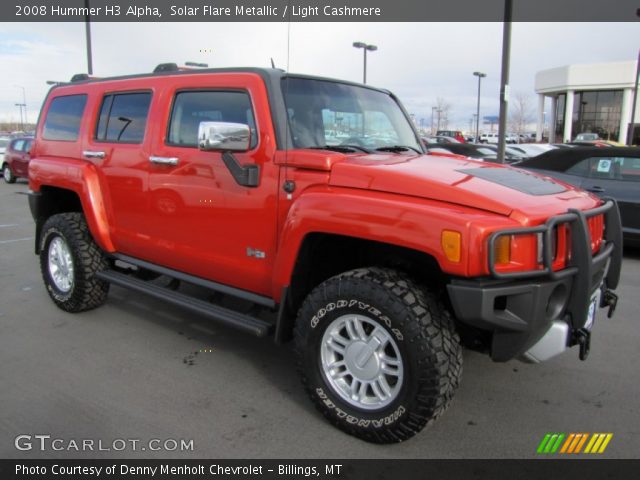 2008 Hummer H3 Alpha in Solar Flare Metallic