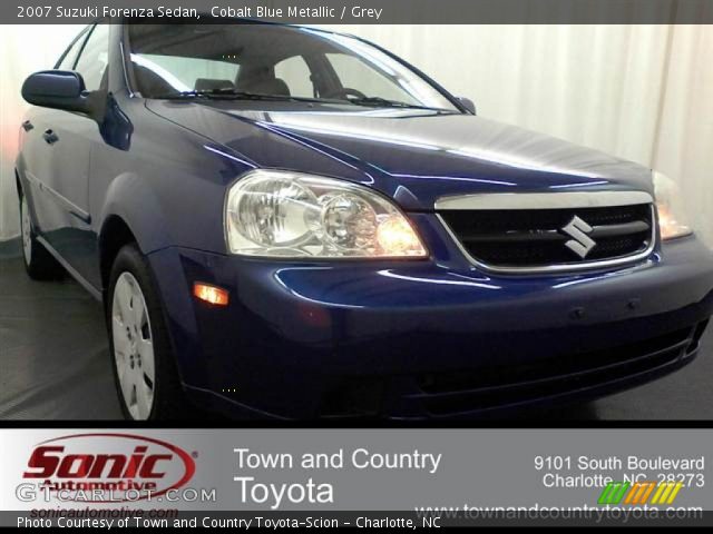 2007 Suzuki Forenza Sedan in Cobalt Blue Metallic