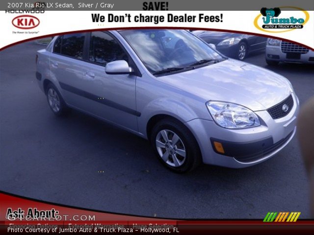 2007 Kia Rio LX Sedan in Silver