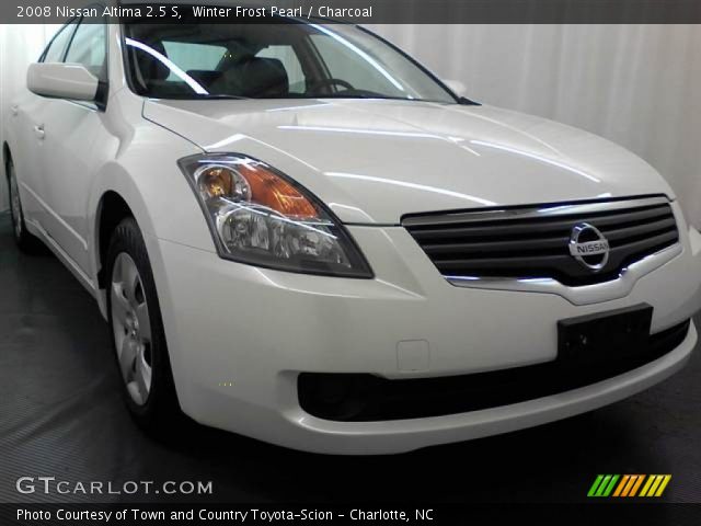 2008 Nissan Altima 2.5 S in Winter Frost Pearl