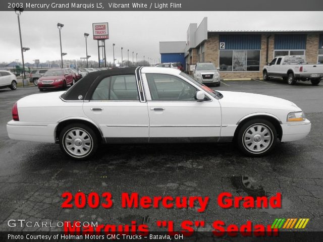 2003 Mercury Grand Marquis LS in Vibrant White