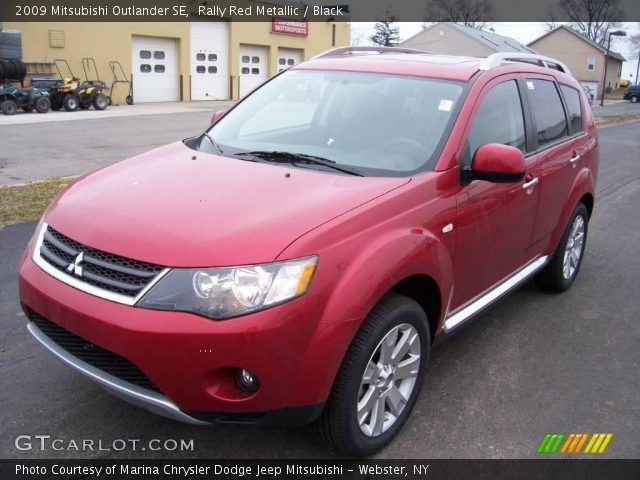 2009 Mitsubishi Outlander SE in Rally Red Metallic