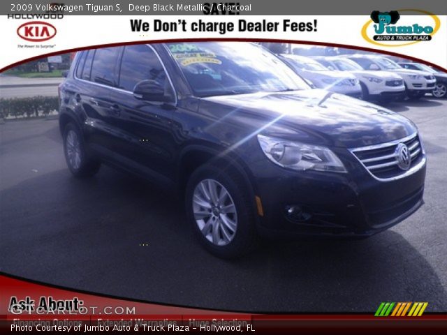 2009 Volkswagen Tiguan S in Deep Black Metallic