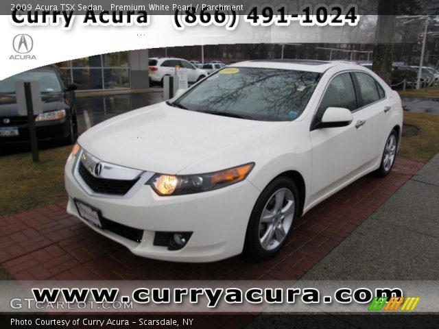 2009 Acura TSX Sedan in Premium White Pearl