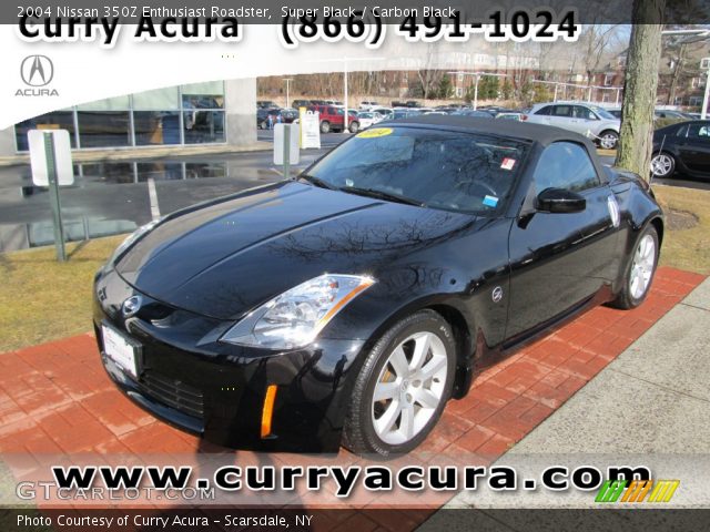 2004 Nissan 350Z Enthusiast Roadster in Super Black