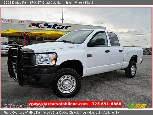 2008 Dodge Ram 2500 ST Quad Cab 4x4 in Bright White