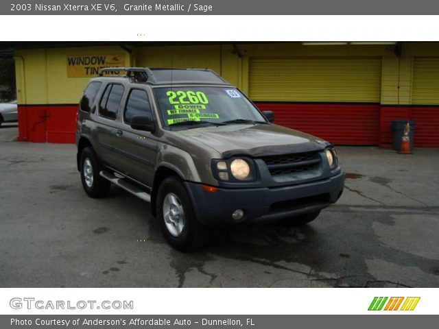 2003 Nissan Xterra XE V6 in Granite Metallic