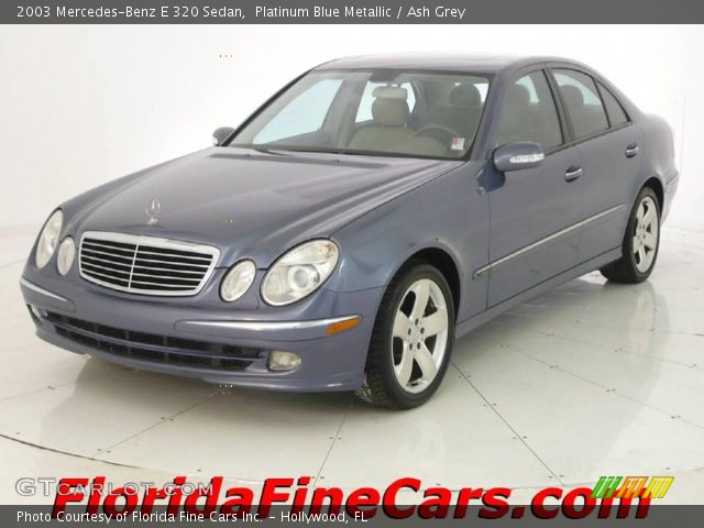 2003 Mercedes-Benz E 320 Sedan in Platinum Blue Metallic