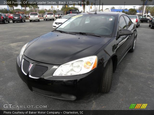 2008 Pontiac G6 Value Leader Sedan in Black