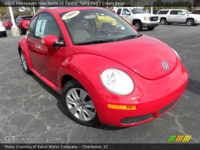 2008 Volkswagen New Beetle SE Coupe in Salsa Red