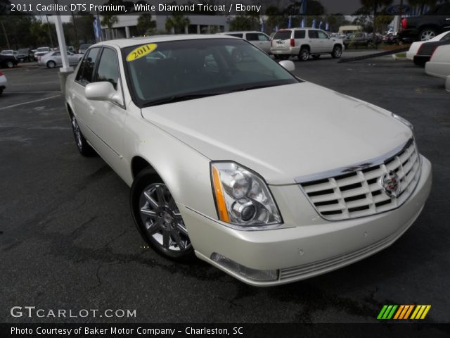 2011 Cadillac DTS Premium in White Diamond Tricoat