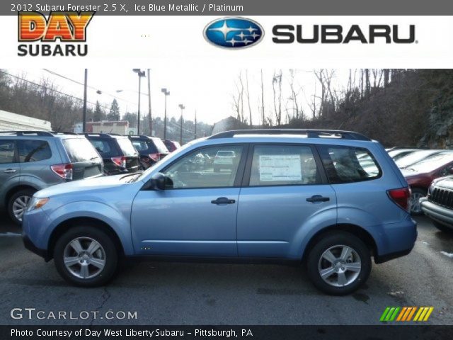 2012 Subaru Forester 2.5 X in Ice Blue Metallic