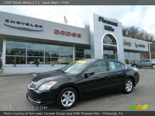 2008 Nissan Altima 2.5 S in Super Black