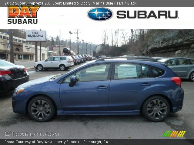 2012 Subaru Impreza 2.0i Sport Limited 5 Door in Marine Blue Pearl