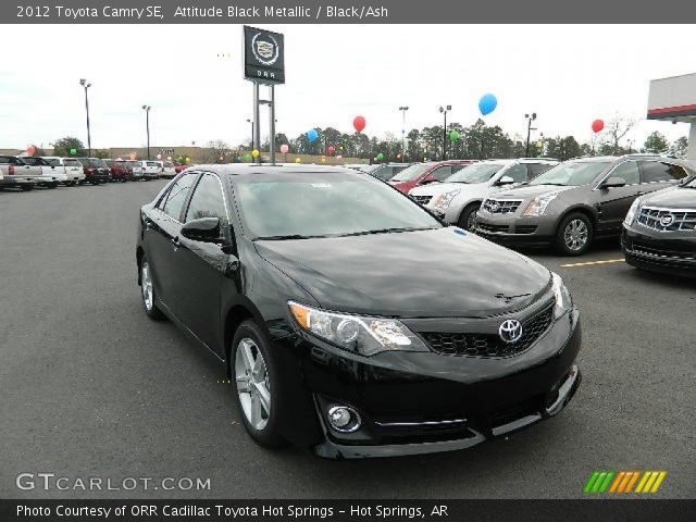 2012 Toyota Camry SE in Attitude Black Metallic