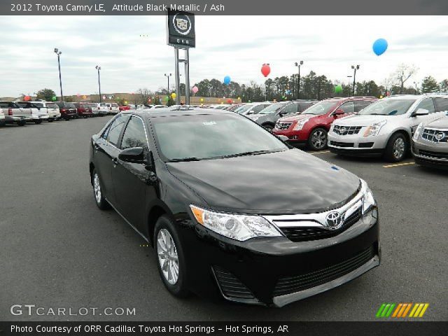 2012 Toyota Camry LE in Attitude Black Metallic
