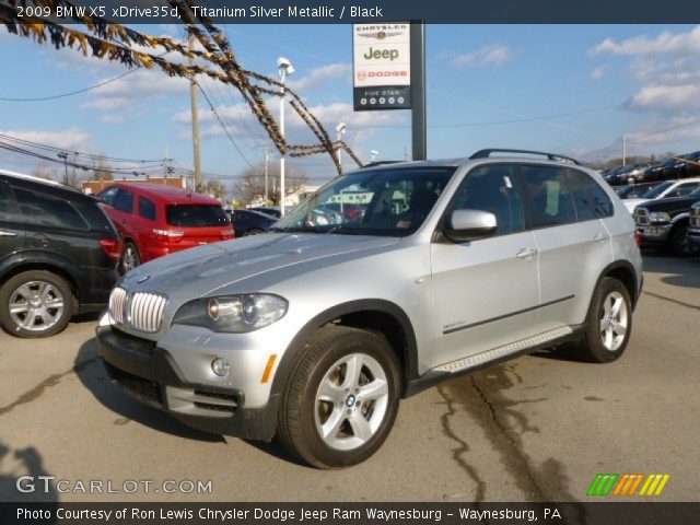 2009 BMW X5 xDrive35d in Titanium Silver Metallic