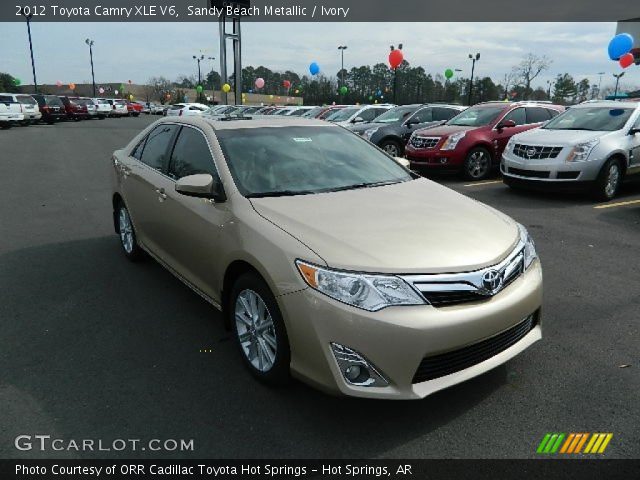 2012 Toyota Camry XLE V6 in Sandy Beach Metallic