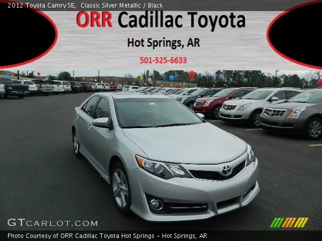 2012 Toyota Camry SE in Classic Silver Metallic