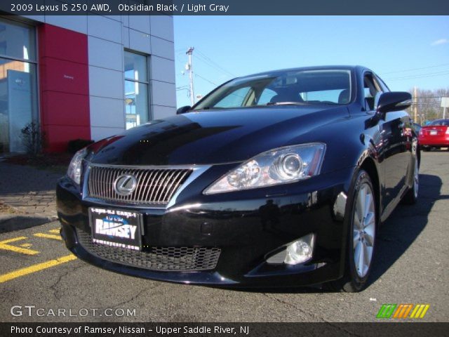 2009 Lexus IS 250 AWD in Obsidian Black