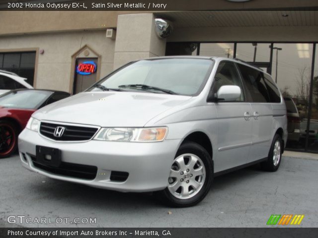 2002 Honda Odyssey EX-L in Satin Silver Metallic