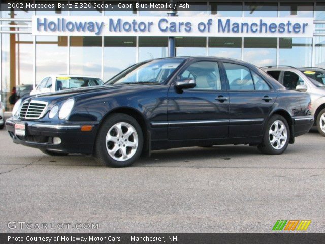 2002 Mercedes-Benz E 320 Sedan in Capri Blue Metallic