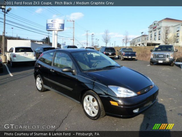 2001 Ford Focus ZX3 Coupe in Pitch Black