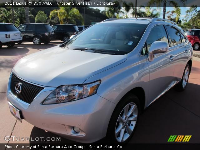 2011 Lexus RX 350 AWD in Tungsten Silver Pearl