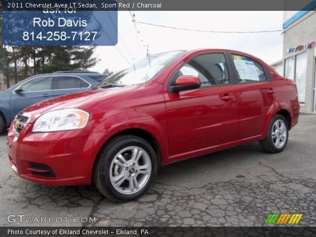 2011 Chevrolet Aveo LT Sedan in Sport Red